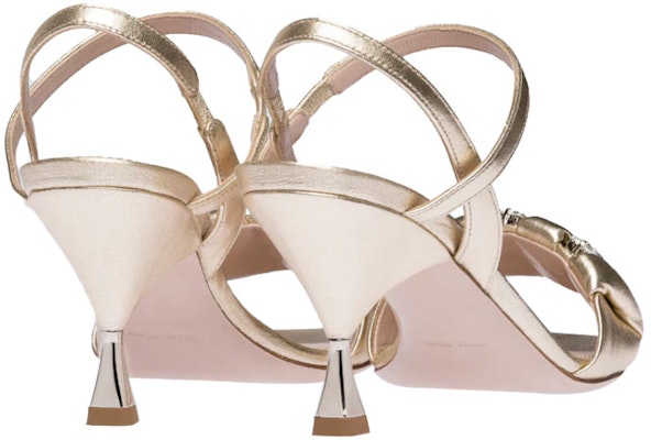 (W) MIU MIU Sandal Kulit Biri-biri Metalik 'Pyrite' 5X352D_3L3Y_F0846_F_075 Lookbook (W) MIU MIU Sandal Kulit Biri-biri Metalik 'Pyrite' 5X352D_3L3Y_F0846_F_075