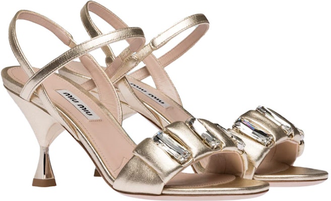 (W) Sandalias MIU MIU de Piel Metálica 'Pirita' 5X352D_3L3Y_F0846_F_075 Shop (W) Sandalias MIU MIU de Piel Metálica 'Pirita' 5X352D_3L3Y_F0846_F_075