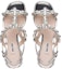 Purchase (W) MIU MIU Sandal Kulit Logam 'Silver Crystal' 5X978C_3L1N_F0118_F_065