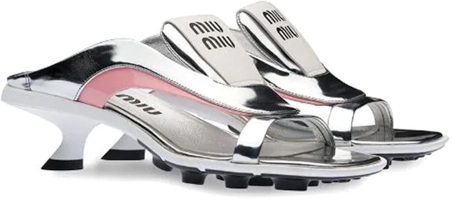 (W) MIU MIU Sandal Metalik Tech 'Perak Putih' 5X536D_F0553LD7_F_003Q Lookbook (W) MIU MIU Sandal Metalik Tech 'Perak Putih' 5X536D_F0553LD7_F_003Q