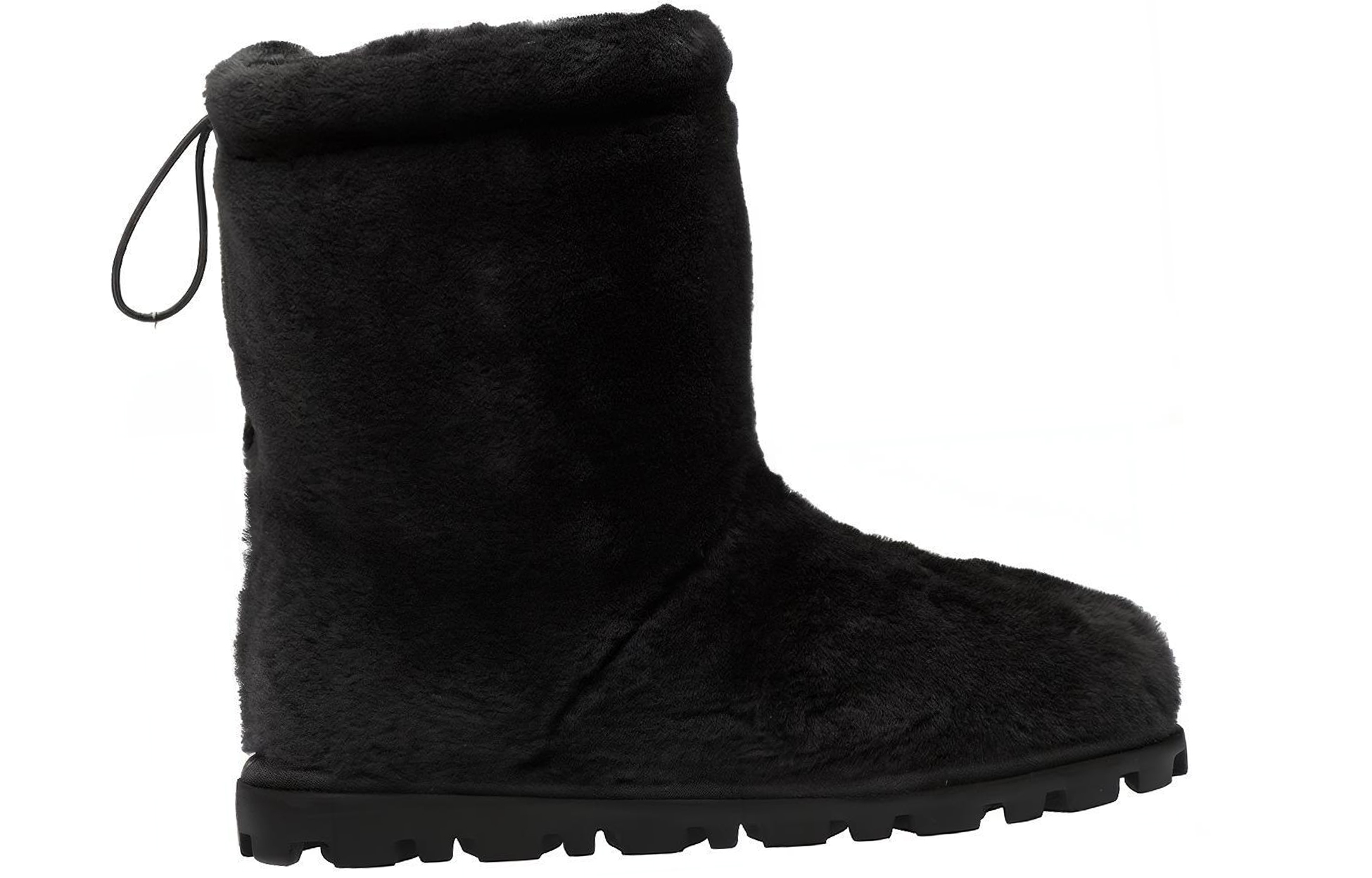 Order (W) Botas de Media Pierna de Piel de Oveja MIU MIU 'Negras' 5U602D_173_F0002_F_010