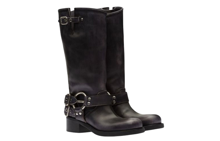 (W) MIU MIU Mid-Top Boot 'Brown Buckle' 圖 3