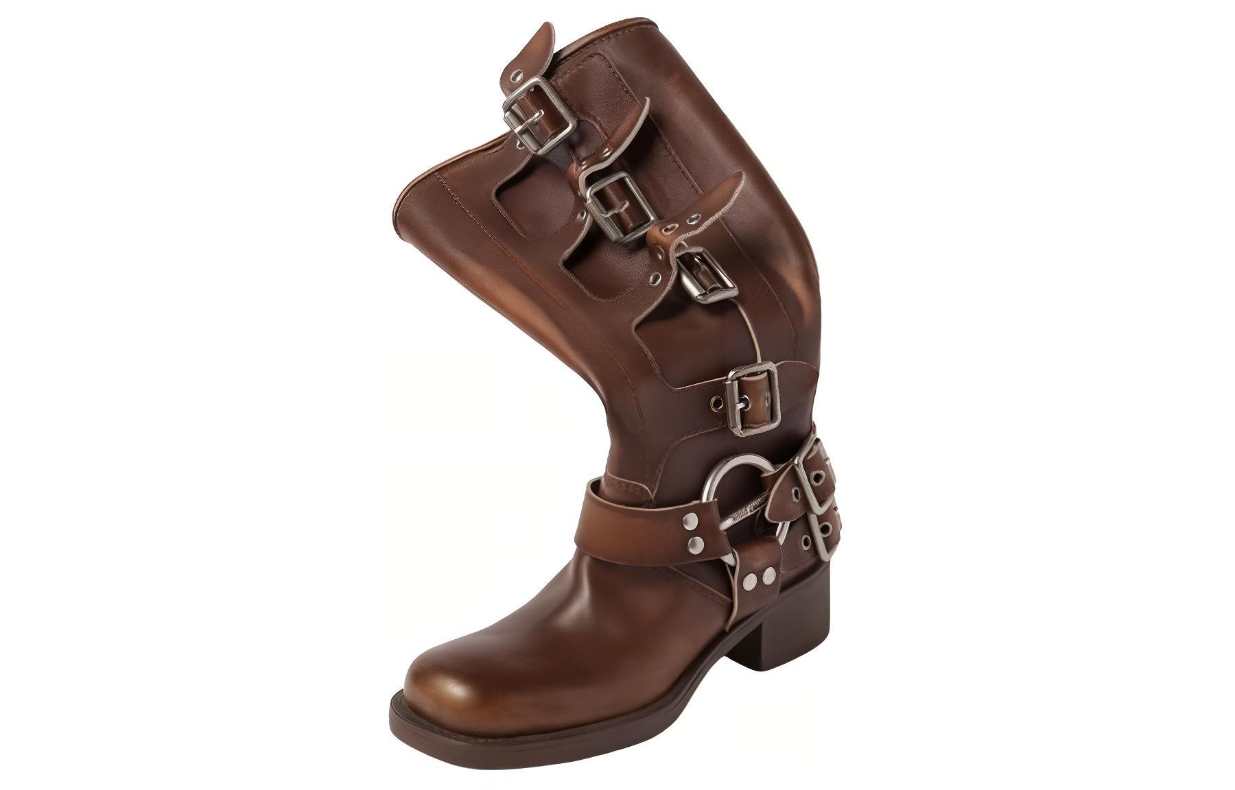 Lookbook (W) MIU MIU But Kulit Mid-Top 'Coklat' 5W792D_3F33_F0038_F_M050