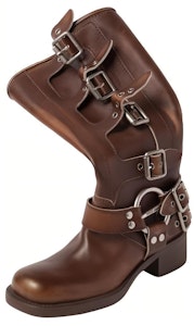 (W) MIU MIU But Kulit Mid-Top 'Coklat' 5W792D_3F33_F0038_F_M050 Lookbook (W) MIU MIU But Kulit Mid-Top 'Coklat' 5W792D_3F33_F0038_F_M050