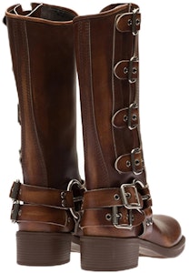 (W) MIU MIU But Kulit Mid-Top 'Coklat' 5W792D_3F33_F0038_F_M050 Purchase (W) MIU MIU But Kulit Mid-Top 'Coklat' 5W792D_3F33_F0038_F_M050