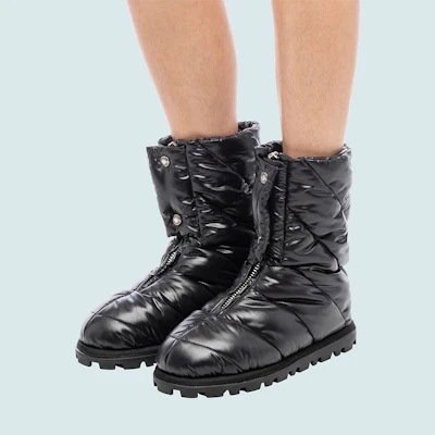 MIU MIU 尼龍 中筒休閒短靴 女款 黑色 Purchase MIU MIU 尼龍 中筒休閒短靴 女款 黑色