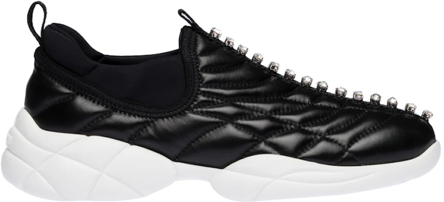 (Women) MIU MIU Nappa Slip-On Sneakers 'Black Leather' 5S369D_1L1_F0002_F_010 Order (Women) MIU MIU Nappa Slip-On Sneakers 'Black Leather' 5S369D_1L1_F0002_F_010