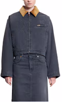 Order (W) Miu Miu 海軍藍對比領刺繡LOGO外套 POIZON2406211295