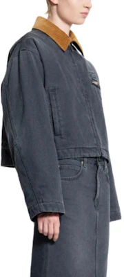 (W) Miu Miu 海軍藍對比領刺繡LOGO外套 POIZON2406211295 Lookbook (W) Miu Miu 海軍藍對比領刺繡LOGO外套 POIZON2406211295