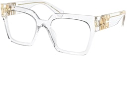 (Women) MIU MIU Optical Glasses Round Frame for Women MU04UV2AZ1O1 (Women) MIU MIU Optical Glasses Round Frame for Women MU04UV2AZ1O1