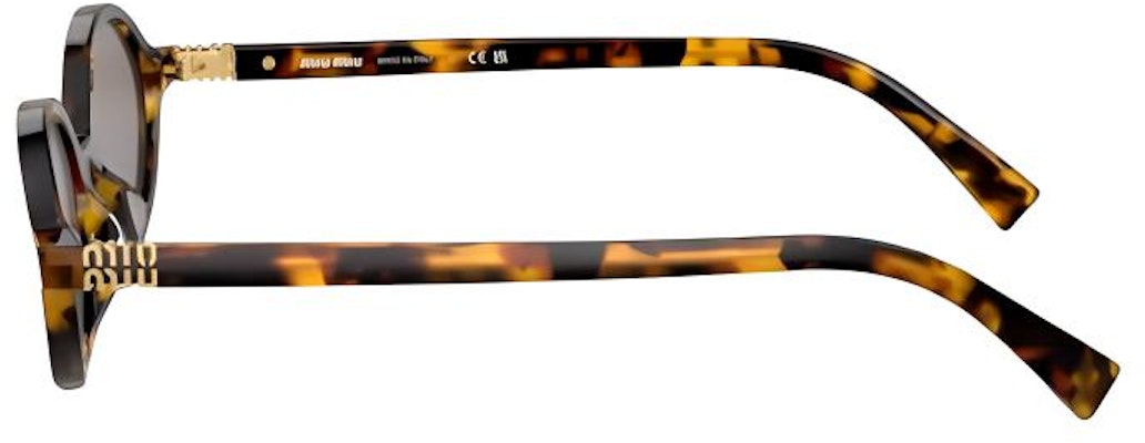 (W) Cermin Mata MIU MIU Oval Tortoiseshell Wanita dengan Bingkai Bercetak Huruf. MU-04ZSF-VAU07F Shop (W) Cermin Mata MIU MIU Oval Tortoiseshell Wanita dengan Bingkai Bercetak Huruf. MU-04ZSF-VAU07F