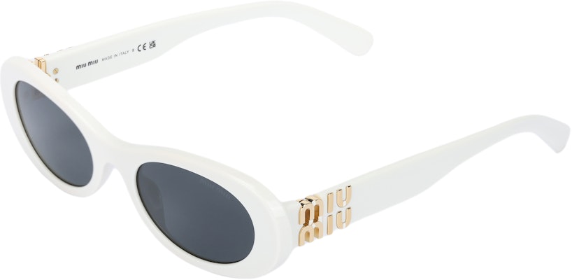 (W) ミュウミュウ オーバル ホワイト サングラス ロゴ付きテンプル Japan Search SMU06ZE142F05S0C050 Buy (W) ミュウミュウ オーバル ホワイト サングラス ロゴ付きテンプル Japan Search SMU06ZE142F05S0C050