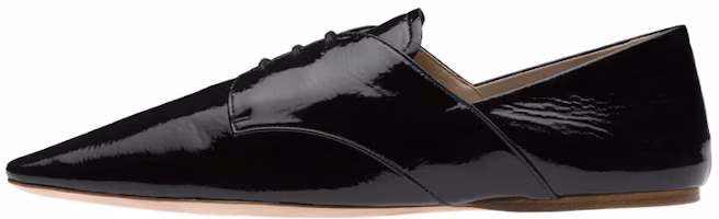 (Women) MIU MIU Patent Lace-Up Shoes 'Black' 5E442D_H27_F0002_F_005 (Women) MIU MIU Patent Lace-Up Shoes 'Black' 5E442D_H27_F0002_F_005