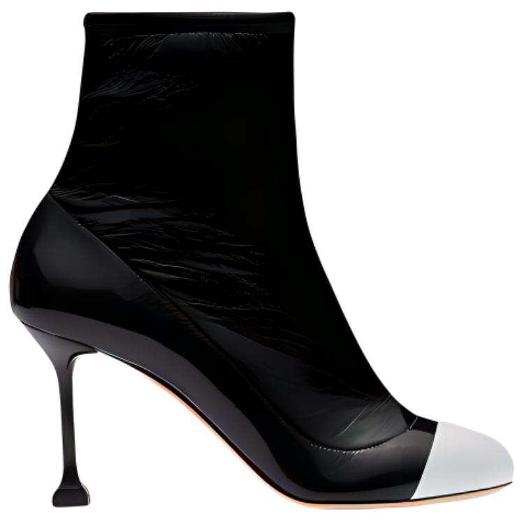 (W) MIU MIU Patent Leather Ankle Boots 'Metallic Sheen' 圖 2