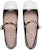 (W) MIU MIU Kasut Balerina Kulit Hitam Putih 5F653D_ZHV_F0967_F_005