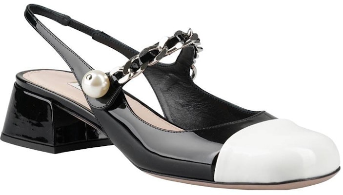 (Women) MIU MIU Patent Leather Black 'Simple Block Heel' 5I460D_ZHV_F0967_F_035 Order (Women) MIU MIU Patent Leather Black 'Simple Block Heel' 5I460D_ZHV_F0967_F_035