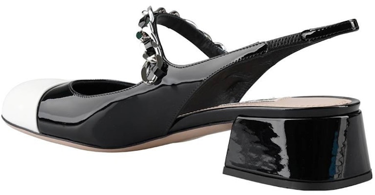 (Women) MIU MIU Patent Leather Black 'Simple Block Heel' 5I460D_ZHV_F0967_F_035 Lookbook (Women) MIU MIU Patent Leather Black 'Simple Block Heel' 5I460D_ZHV_F0967_F_035
