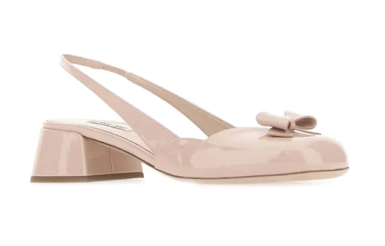 (W) MIU MIU Patent Leather Bow High Heels 'Pink' 圖 3