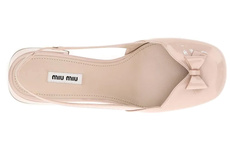 (W) MIU MIU Patent Leather Bow High Heels 'Pink' 圖 4