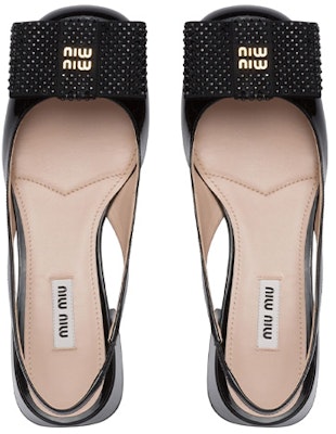 (Women) MIU MIU Patent Leather Buckle Round Toe Chunky Heel Slide 'Black Fashion' 5I808D_XV4_F0002_F_DX35 Shop (Women) MIU MIU Patent Leather Buckle Round Toe Chunky Heel Slide 'Black Fashion' 5I808D_XV4_F0002_F_DX35