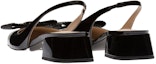 Purchase (W) MIU MIU Kulit Patent Gelang Tumit Chunky Slide 'Fesyen Hitam' 5I808D_XV4_F0002_F_DX35