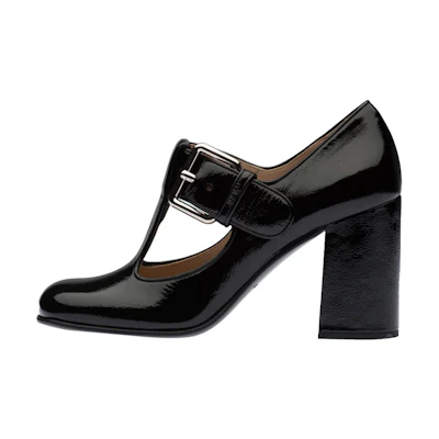 (W) MIU MIU Patent Leather High Heels 'Black'