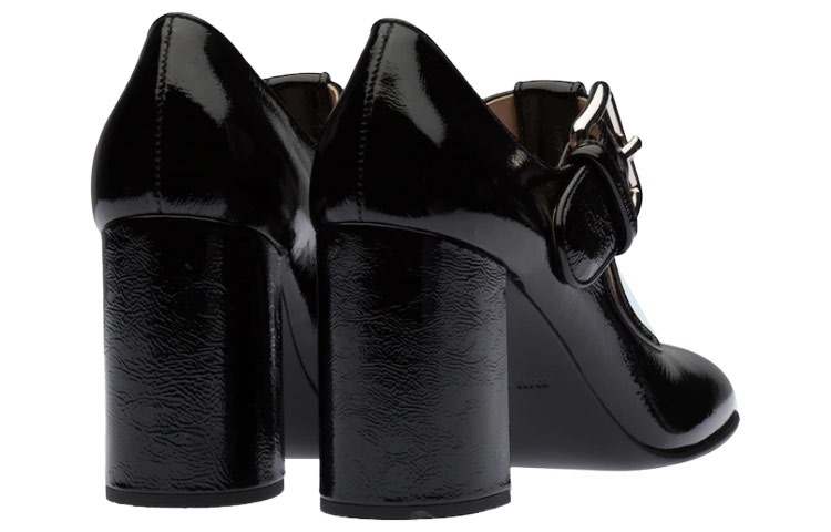 (W) MIU MIU Patent Leather High Heels 'Black' 圖 4