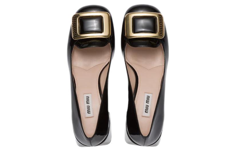 Lookbook (W) MIU MIU Tacones de Charol 'Black Buckle' 5I803D_069_F0002_F_065