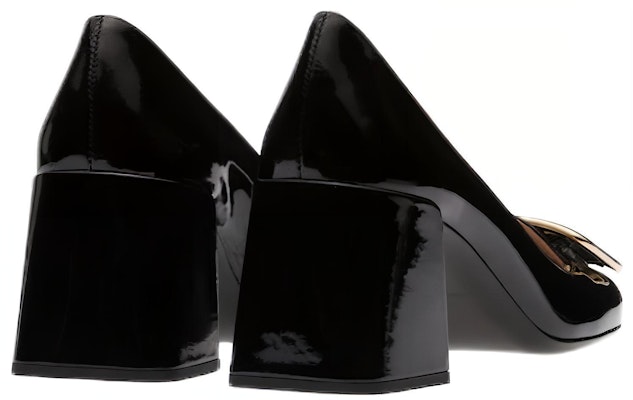 (W) MIU MIU Sepatu Hak Tinggi Kulit Hitam 'Buckle' 5I803D_069_F0002_F_065 Shop (W) MIU MIU Sepatu Hak Tinggi Kulit Hitam 'Buckle' 5I803D_069_F0002_F_065