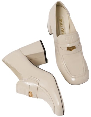 (W) 미우미우 화이트 에나멜 로퍼 (Miu Miu White Enamel Loafer) 5D950D_JHR_F0304_F_065 Shop (W) 미우미우 화이트 에나멜 로퍼 (Miu Miu White Enamel Loafer) 5D950D_JHR_F0304_F_065