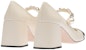 (W) MIU MIU Kasut Patent Leather Mary Jane 'Ivory'. 5I248D_3L4I_F0A72_F_DX65