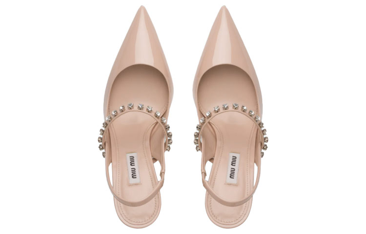 (W) MIU MIU Patent Leather Mules 'Pink' 圖 5