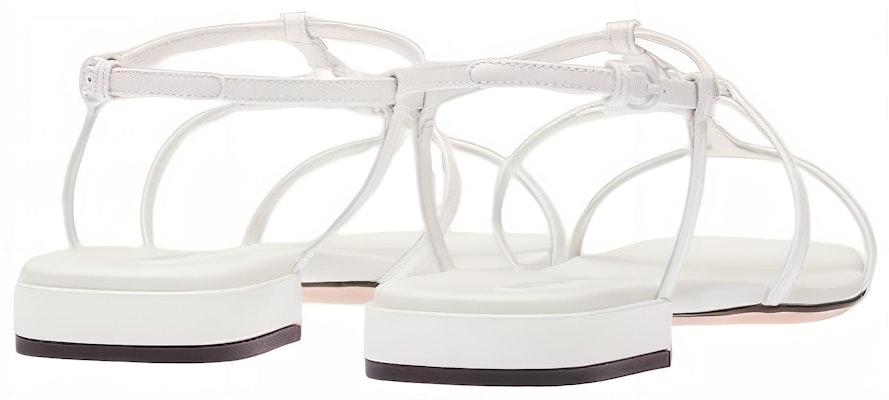 (W) ミュウミュウ パテントレザー フラットスライド (ホワイト) 5X896D_XUW_F0009_F_010 Shop (W) ミュウミュウ パテントレザー フラットスライド (ホワイト) 5X896D_XUW_F0009_F_010