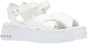 Order (Women) MIU MIU Patent Leather Platform Sandals 'White' 5X996C_XUW_F0009_F_050