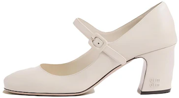 (Women) MIU MIU Patent Leather Pumps 'Ivory Elegance' 5I978D_069_F0304_F_065 (Women) MIU MIU Patent Leather Pumps 'Ivory Elegance' 5I978D_069_F0304_F_065