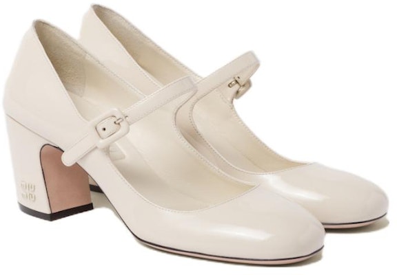 (W) MIU MIU Sepatu Kulit Paten 'Elegansi Ivory' 5I978D_069_F0304_F_065 Lookbook (W) MIU MIU Sepatu Kulit Paten 'Elegansi Ivory' 5I978D_069_F0304_F_065