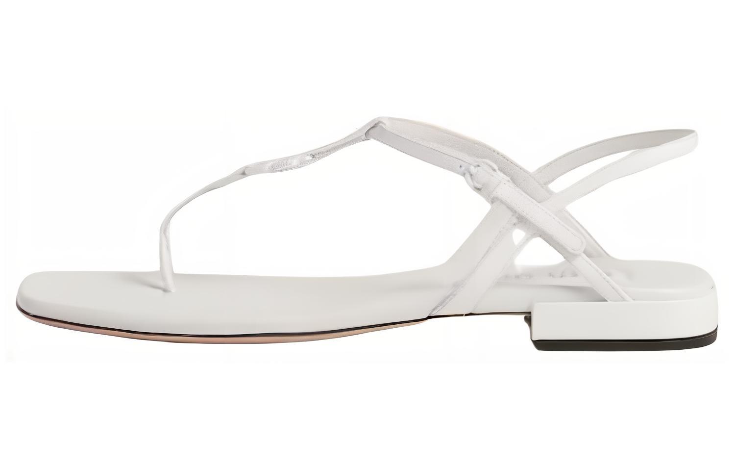 Buy (W) MIU MIU 白色漆皮单带凉鞋 5Y895D_XUW_F0009_F_010