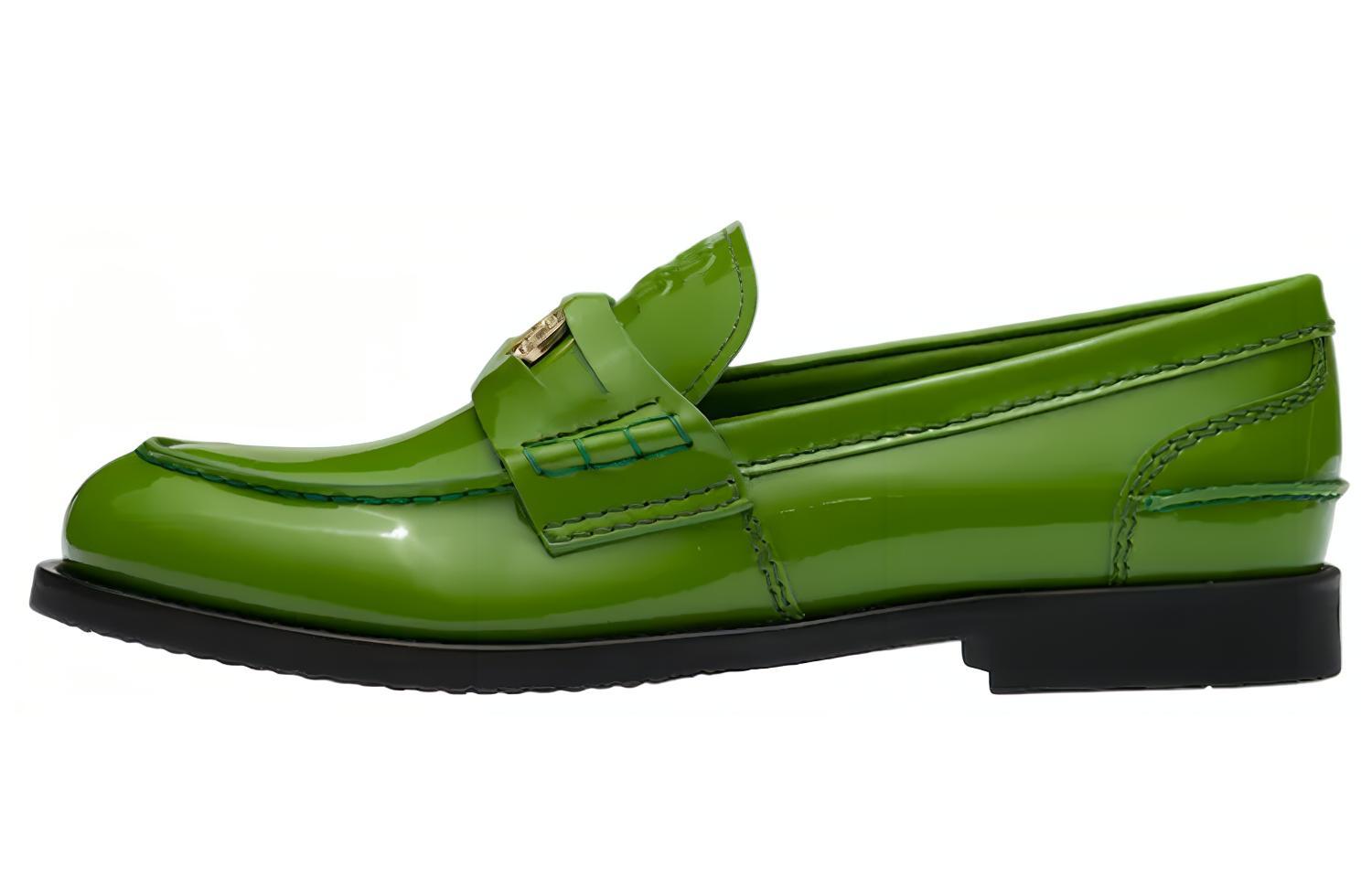 (Women) MIU MIU Patent Loafers 'Green' 5D773D_XWH_F0225_F_020