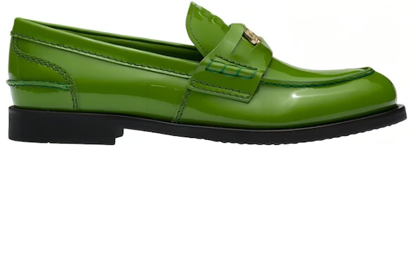 (Women) MIU MIU Patent Loafers 'Green' 5D773D_XWH_F0225_F_020 Order (Women) MIU MIU Patent Loafers 'Green' 5D773D_XWH_F0225_F_020