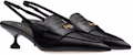(W) MIU MIU Penny 'Slingback Tumit Kucing Hujung Tajam Hitam' 5D901D_XUQ_F0002_F_045