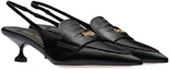 Lookbook (W) MIU MIU Penny 'Slingback Tumit Kucing Hujung Tajam Hitam' 5D901D_XUQ_F0002_F_045
