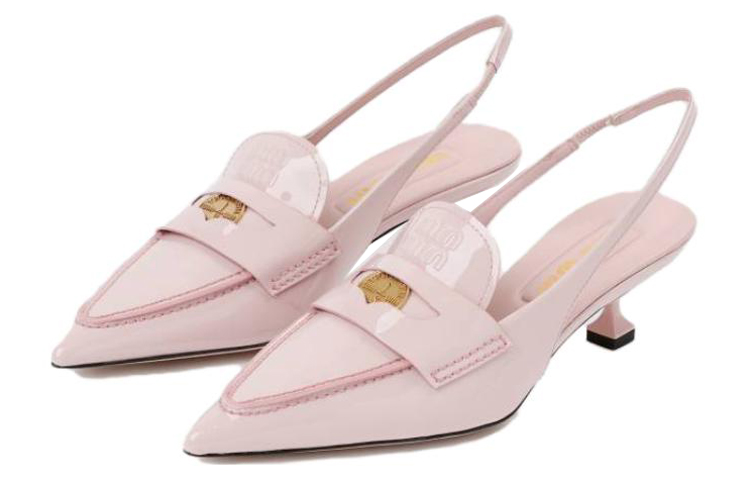 (W) MIU MIU Penny High Heels 'Pink Patent Leather' 圖 3