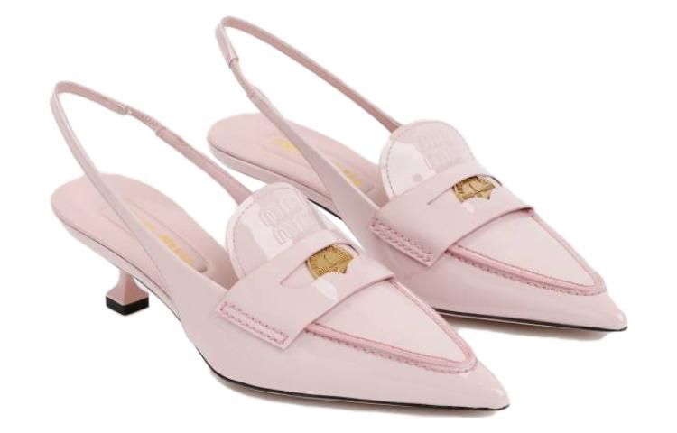 (W) MIU MIU Penny High Heels 'Pink Patent Leather' 圖 4