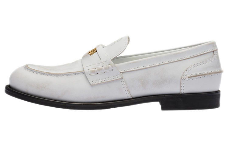 (Women) MIU MIU Penny Leather Loafers 'White' 5D773D_3G48_F0009_F_020