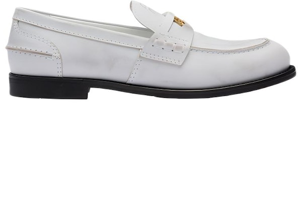 MIU MIU 缪缪 Penny 皮革樂福鞋 女款 白色 Order MIU MIU 缪缪 Penny 皮革樂福鞋 女款 白色