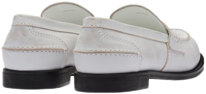 MIU MIU 缪缪 Penny 皮革樂福鞋 女款 白色 Shop MIU MIU 缪缪 Penny 皮革樂福鞋 女款 白色