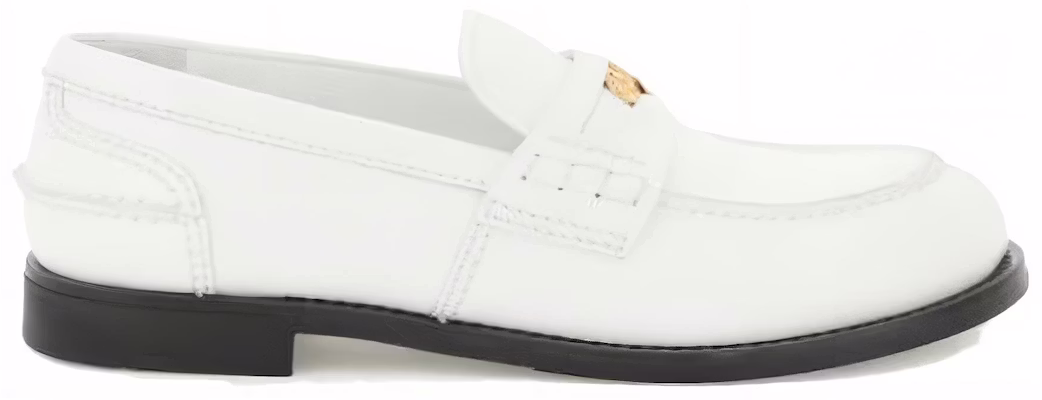 (W) MIU MIU Penny Kulit Slip-On Flats 'Putih' 5D773D_WHF_F0009_F_020 Order (W) MIU MIU Penny Kulit Slip-On Flats 'Putih' 5D773D_WHF_F0009_F_020