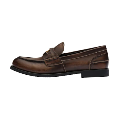 (W) MIU MIU Penny Loafer 'Ebony'