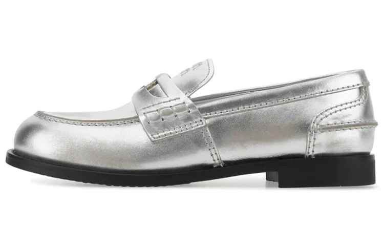 Buy (W) MIU MIU Penny Slip-On Sneaker ''Silber Leder'' 5D773D_3G48_F0118_F_020