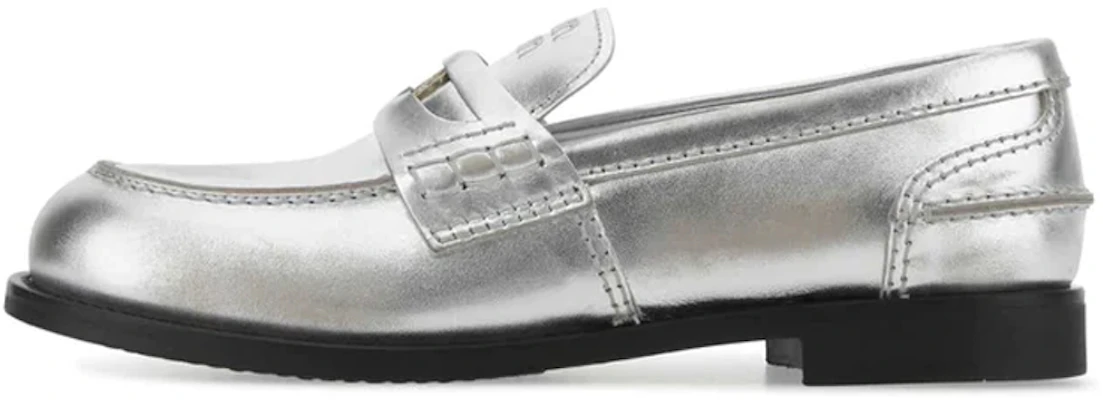 (W) MIU MIU Penny Slip-On Sneaker ''Silber Leder'' 5D773D_3G48_F0118_F_020 Buy (W) MIU MIU Penny Slip-On Sneaker ''Silber Leder'' 5D773D_3G48_F0118_F_020